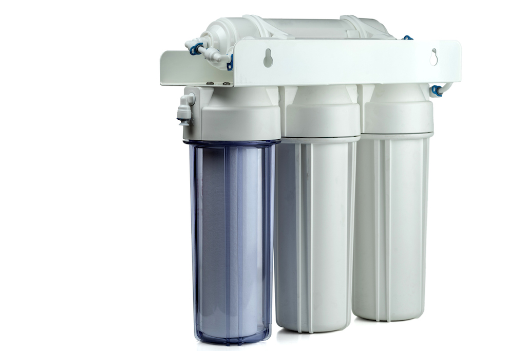 Whole Home Water Filtration System on white background.