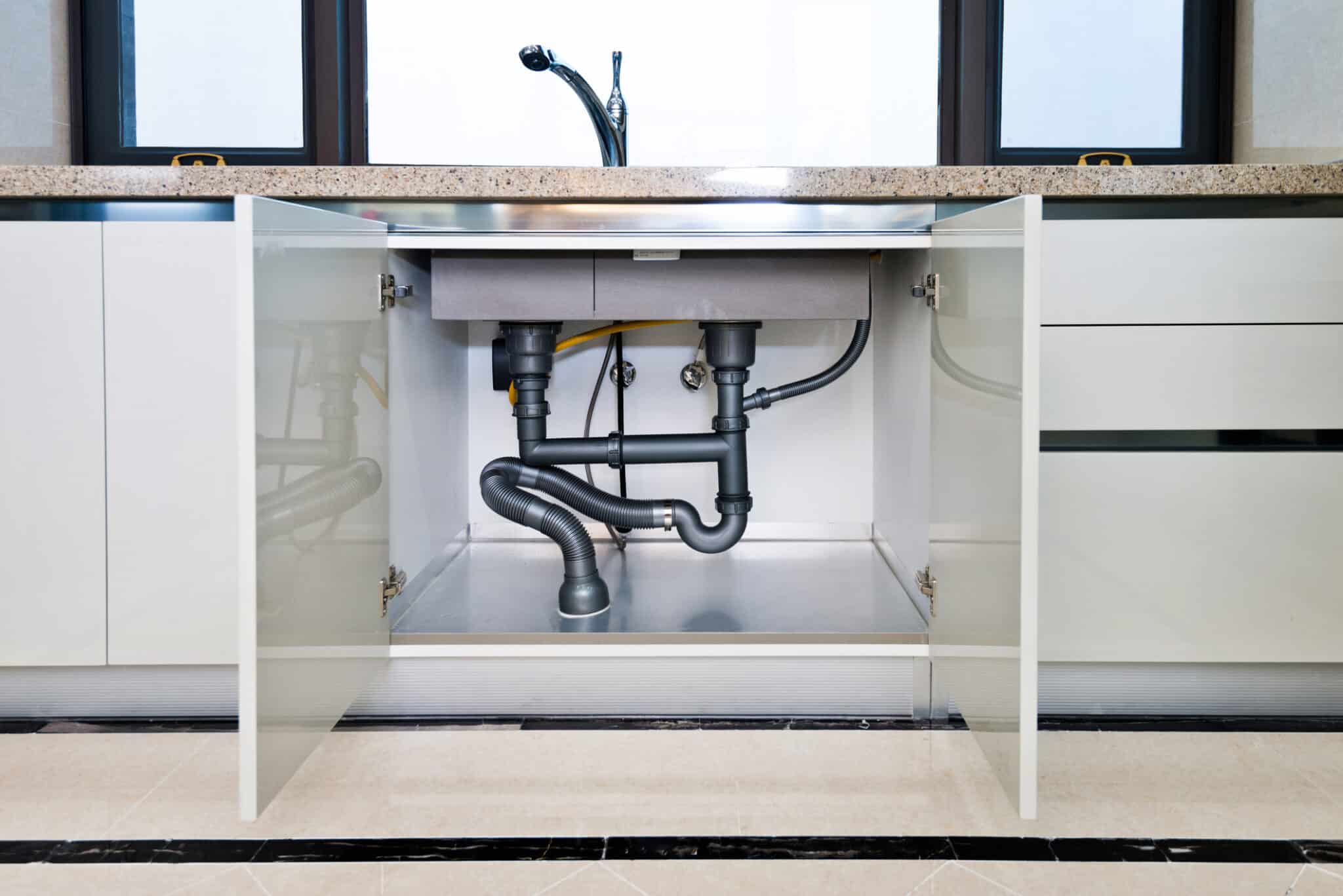 Water pipe under kitchen sink, Plumbing Trends