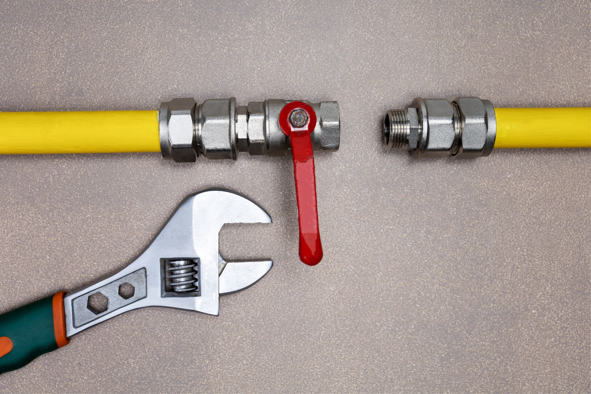 Gas Line Repair.