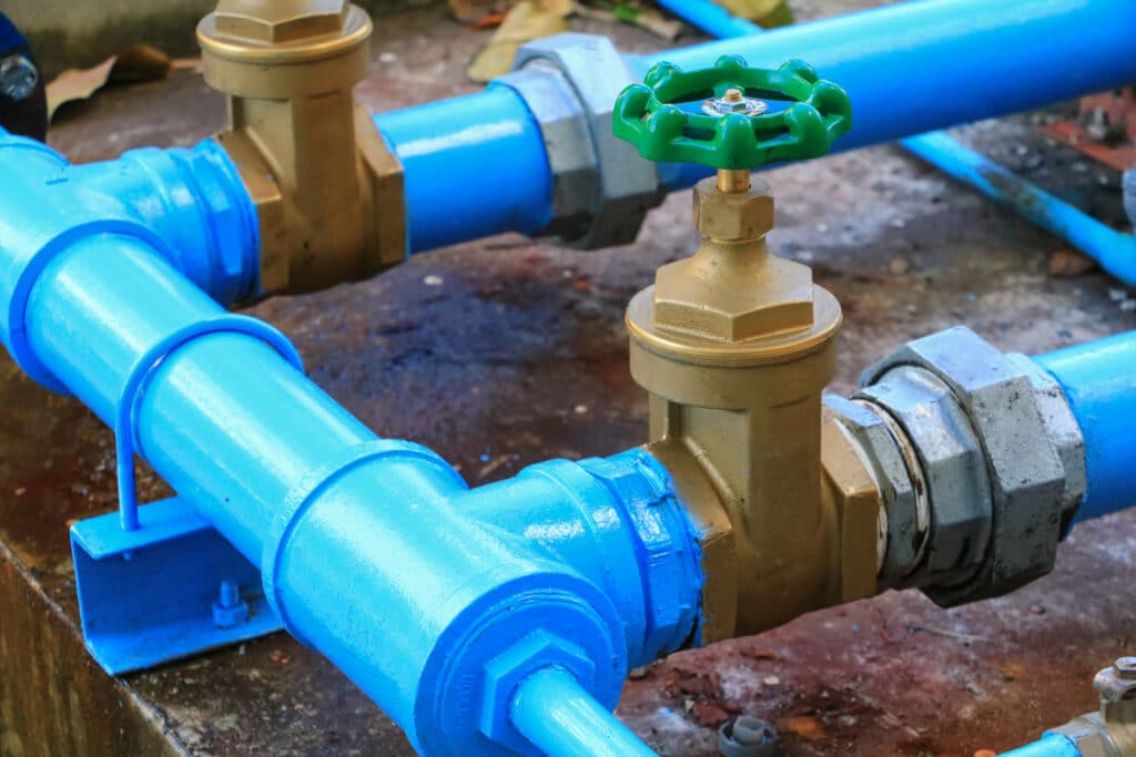 Plumbing System, water valve.
