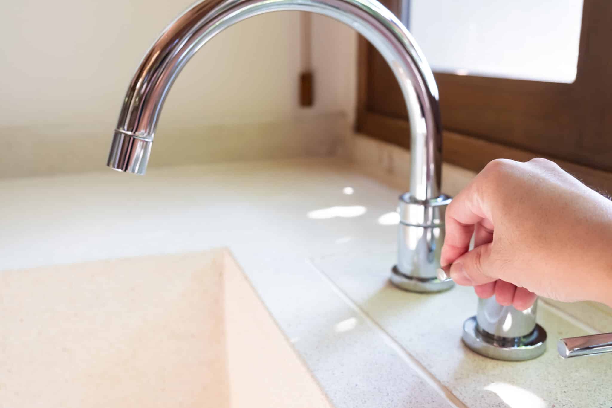 Turning off a faucet, Water hammer arrestors.