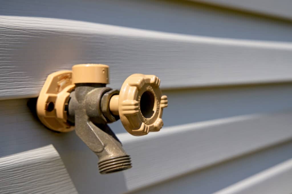 Anti siphon devices protect your outdoor spigots.