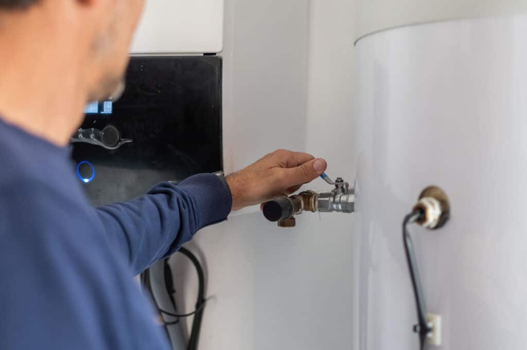 Water heater repair services.