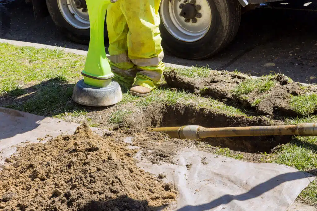 Trenchless sewer lining restores failing laterals.