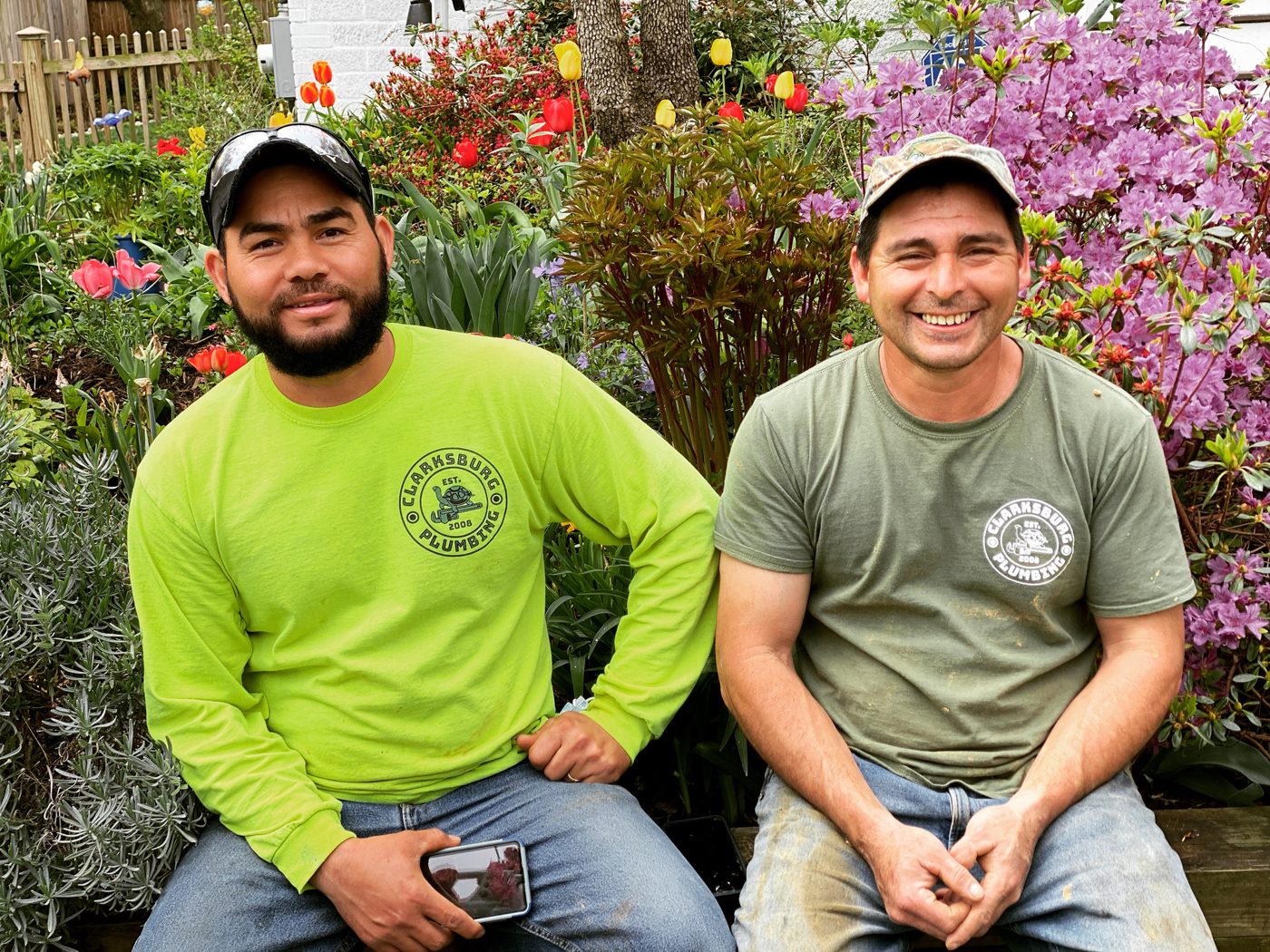 The Clarksburg Plumbing crew serving Frederick, MD.